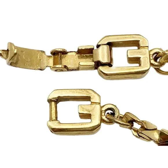 Givenchy (Authentic) Gold Bijoux Double G Serpentine Style Vintage Bracelet, EUC - Picture 5 of 8